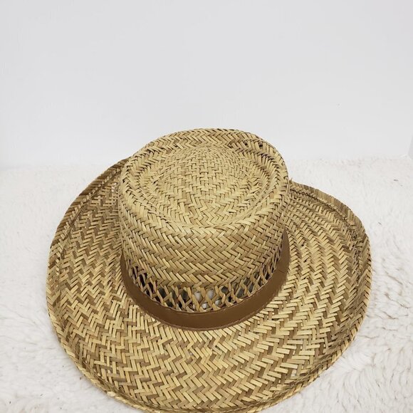 Dorfman Pacific Company Straw Fedora Size M - Picture 4 of 9